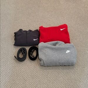 Nike XXL Hoodie, 1/4 zip and Belt Bundle